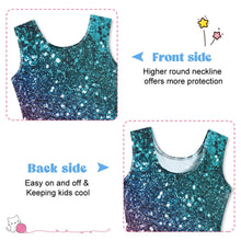 Load image into Gallery viewer, Gymnastics Leotards for Girls Kids Outfits Sparkly Clothes Ballet Unitard One Piece, diamond 02, 4-5T