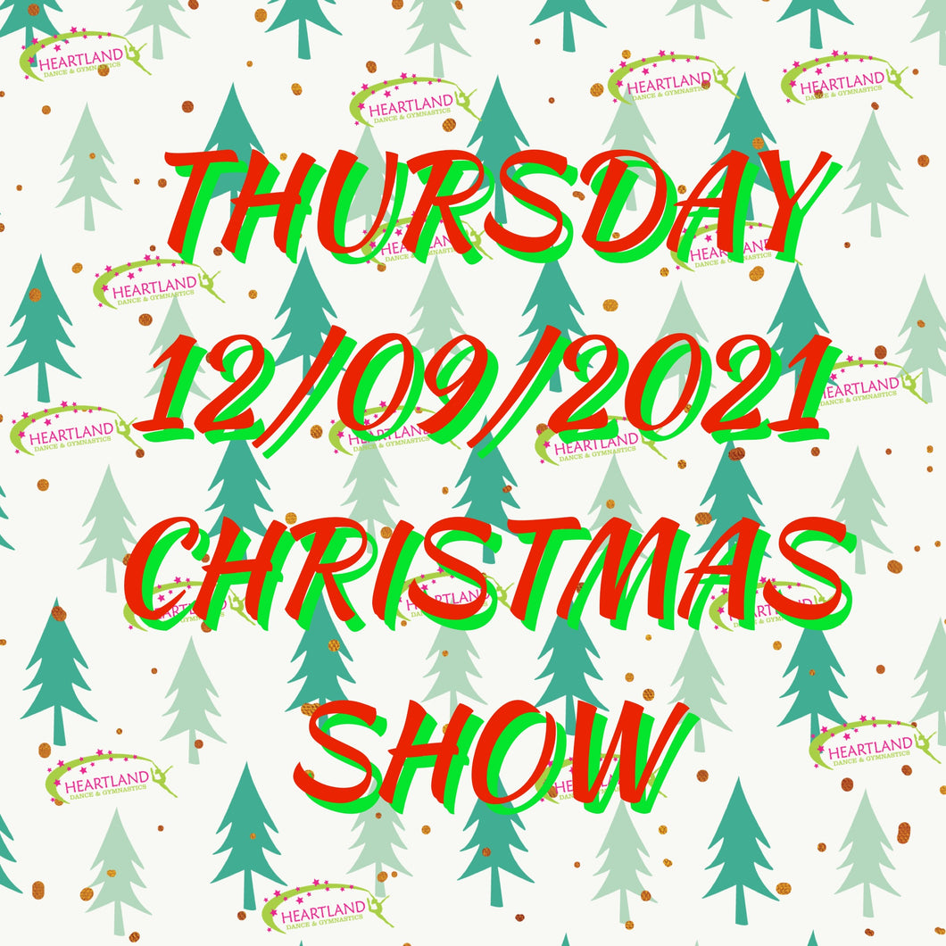 Thursday 12/09/2021 Christmas Show Digital Download